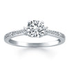 Load image into Gallery viewer, 14k White Gold Diamond Accent Engagement Ring