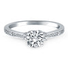 Load image into Gallery viewer, 14k White Gold Diamond Accent Engagement Ring