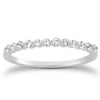 Load image into Gallery viewer, 14k White Gold Floating Diamond Single Shared Prong Wedding Ring Band