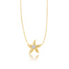 Load image into Gallery viewer, 14k Two-Tone Gold Sea Life Starfish Necklace
