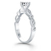 Load image into Gallery viewer, 14k White Gold Fancy Shaped Diamond Engagement Ring