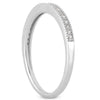 Load image into Gallery viewer, 14k White Gold Diamond Micro Pave Diamond Milgrain Wedding Ring Band