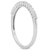 Load image into Gallery viewer, 14k White Gold Shared Prong Diamond Wedding Ring Band with Airline Gallery