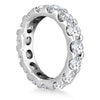 Load image into Gallery viewer, 14k White Gold Round Diamond Studded Eternity Ring