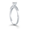 Load image into Gallery viewer, 14k White Gold Shared Prong Accent Diamond Engagement Ring