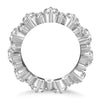 Load image into Gallery viewer, 14k White Gold Ornamental Round Diamond Eternity Ring