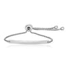 Load image into Gallery viewer, Sterling Silver 9 1/4 inch Adjustable Bracelet with Polished Curved Bar