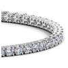 Load image into Gallery viewer, 14k White Gold Round Diamond Tennis Bracelet (6 cttw)