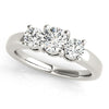 Load image into Gallery viewer, 14k White Gold Timeless 3 Stone Round Diamond Engagement Ring (1 cttw)