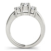 Load image into Gallery viewer, 14k White Gold Timeless 3 Stone Round Diamond Engagement Ring (1 cttw)