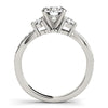 Load image into Gallery viewer, 14k White Gold Split Shank Round Diamond Engagement Ring (1 5/8 cttw)