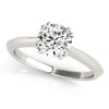 Load image into Gallery viewer, 14k White Gold Double Prong Set Solitaire Diamond Engagement Ring (1 cttw)