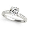 Load image into Gallery viewer, 14k White Gold Single Row Diamond Engagement Ring (1 cttw)