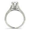 Load image into Gallery viewer, 14k White Gold Antique Design Diamond Engagement Ring (1 5/8 cttw)