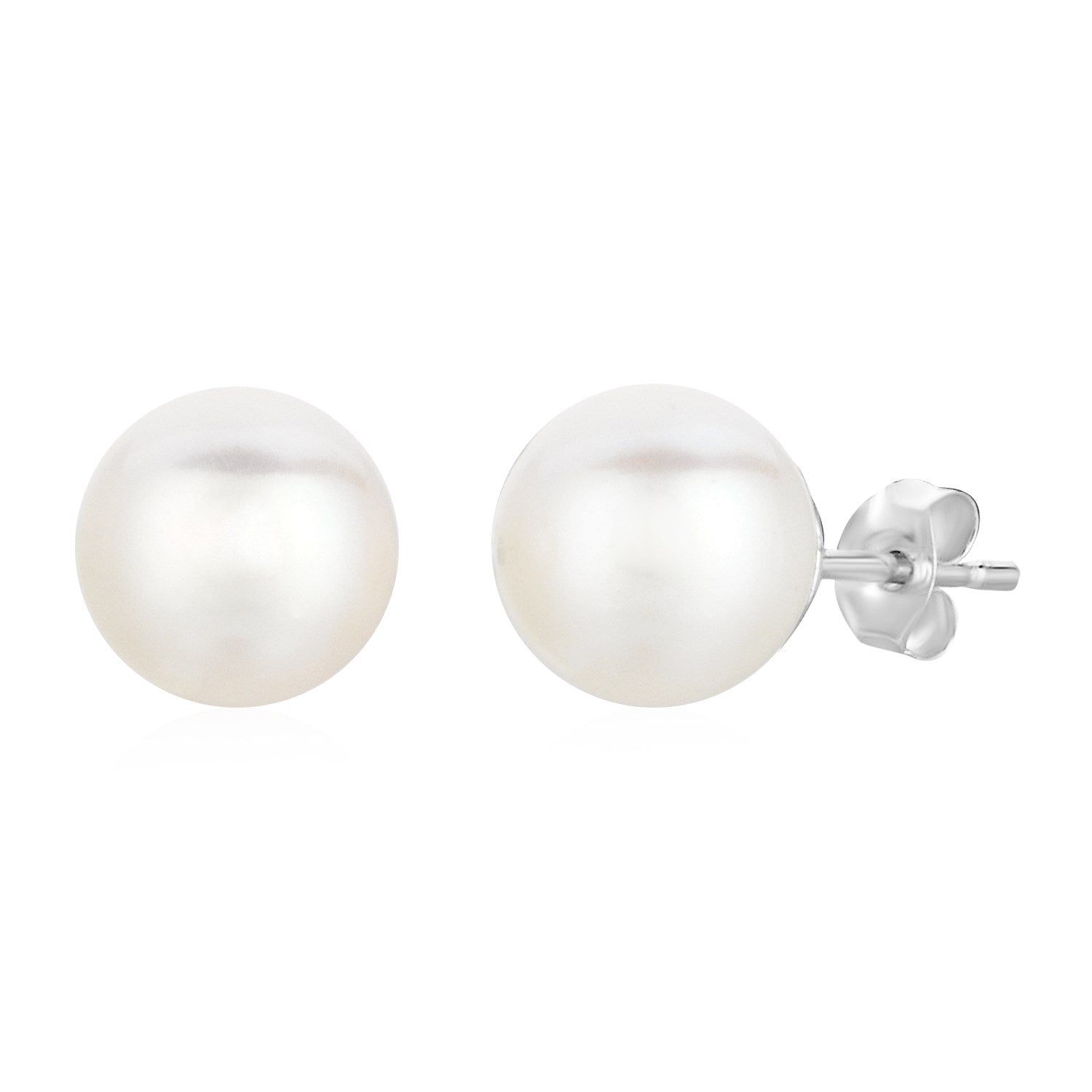 Freshwater Pearl Earrings in Sterling Silver