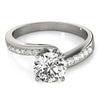 Load image into Gallery viewer, 14k White Gold Bypass Round Pronged Diamond Engagement Ring (1 5/8 cttw)