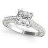 Load image into Gallery viewer, 14k White Gold Princess Cut Diamond Engagement Ring (1 1/4 cttw)