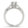 Load image into Gallery viewer, 14k White Gold Diamond Engagement Ring with Multirow Split Shank (1 1/4 cttw)