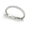 Load image into Gallery viewer, 14k White Gold Diamond Split Band Ring (1/4 cttw)