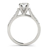 Load image into Gallery viewer, 14k White Gold Cathedral Design Diamond Engagement Ring (1 1/8 cttw)