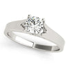 Load image into Gallery viewer, 14k White Gold Prong Set Style Solitaire Diamond Engagement Ring (1/2 cttw)