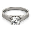 Load image into Gallery viewer, 14k White Gold Prong Set Style Solitaire Diamond Engagement Ring (1/2 cttw)