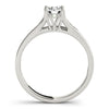 Load image into Gallery viewer, 14k White Gold Prong Set Style Solitaire Diamond Engagement Ring (1/2 cttw)