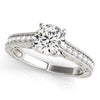 Load image into Gallery viewer, 14k White Gold Trellis Antique Style Diamond Engagement Ring (1 1/4 cttw)