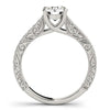 Load image into Gallery viewer, 14k White Gold Trellis Antique Style Diamond Engagement Ring (1 1/4 cttw)