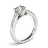 Load image into Gallery viewer, 14k White Gold Cathedral Design Solitaire Diamond Engagement Ring (1 cttw)