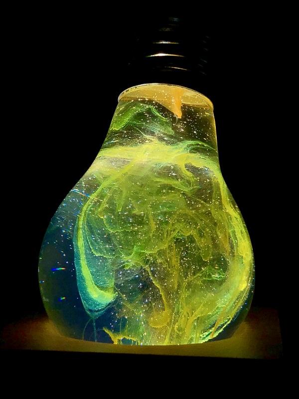 EP LIGHT LED Lights, Unique Gifts - Galaxy (Glow in the Dark Bulb)