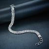 Load image into Gallery viewer, Men&#39;s Silver Bracelet 1 cm Width 990 Pure Silver Cuban Link Chain Adjustable XFB