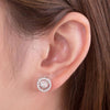 Load image into Gallery viewer, Dancing Stone Stud Earrings 925 Sterling Silver XFE8129