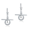 Load image into Gallery viewer, Dangle Balls Solid 925 Sterling Silver Earrings