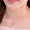 Load image into Gallery viewer, Dancing Stone Stars Necklace 925 Sterling Silver  XFN8090
