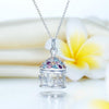 Load image into Gallery viewer, Multi-Color Merry-Go-Round Pendant Necklace Solid 925 Sterling Silver Jewelry