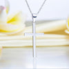 Load image into Gallery viewer, Cross Pendant Necklace Solid 925 Sterling Silver XFN8114