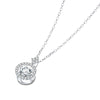 Load image into Gallery viewer, 1 Carat Moissanite Diamond Dancing Stone Necklace 925 Sterling Silver XFN8137