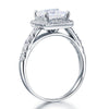 Load image into Gallery viewer, Solid 925 Sterling Silver Engagement Ring 1.5 Carat Anniversary Wedding Jewelry