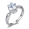 Load image into Gallery viewer, 6 Claws Crown 925 Sterling Silver Wedding Promise Anniversary Ring 1.25 Ct Creat