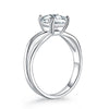 Load image into Gallery viewer, Princess Cut 1 Ct Solid 925 Sterling Silver Ring Promise Anniversary Engagement