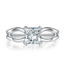 Load image into Gallery viewer, Princess Cut 1 Ct Solid 925 Sterling Silver Ring Promise Anniversary Engagement