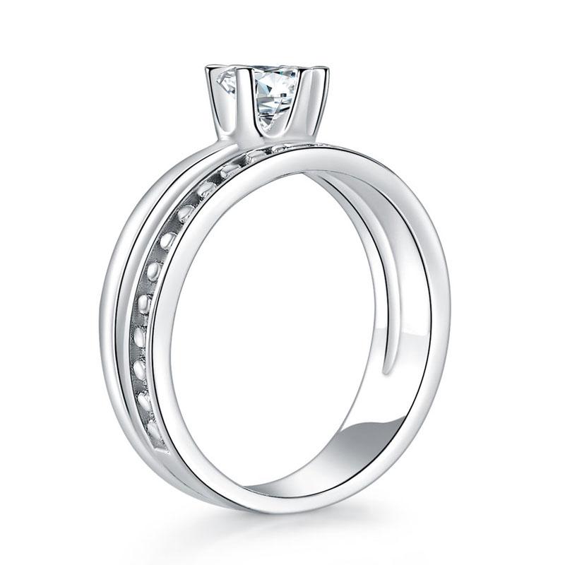 Solid 925 Sterling Silver Ring Fashion Party Jewelry XFR8290