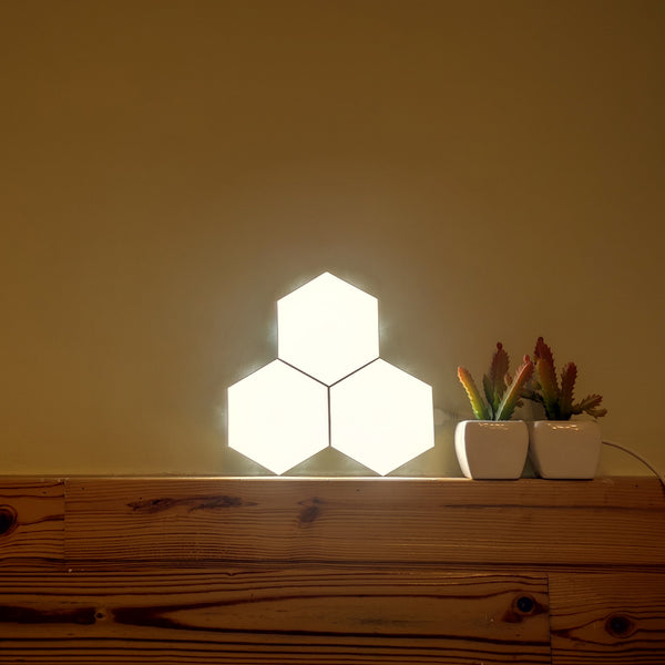 2020 New Idea Touch Sensor Smart Led Wall Light Led Hexagon Light White Color Drop Shipping
