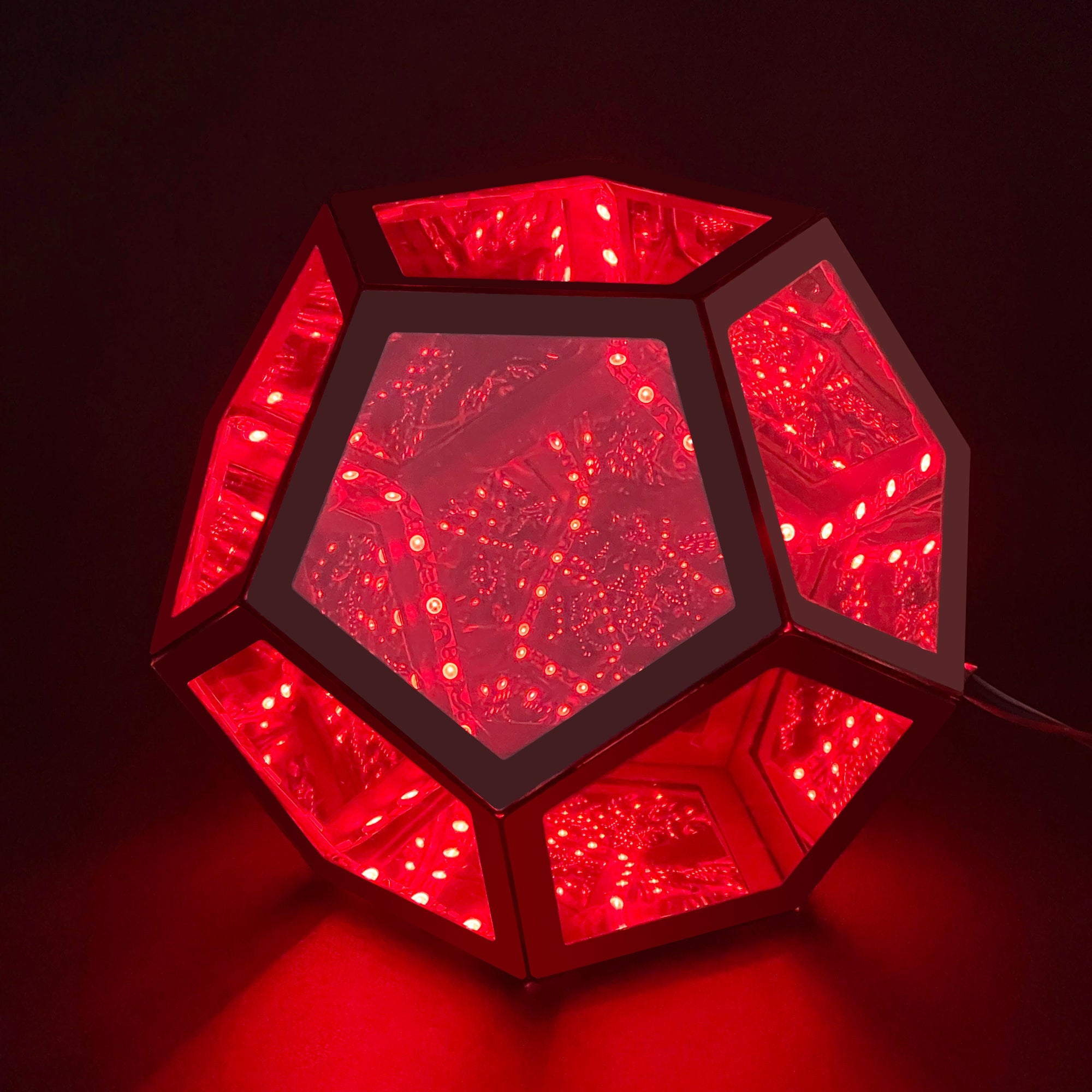 Infinity Dodecahedron Magic Table Lamp