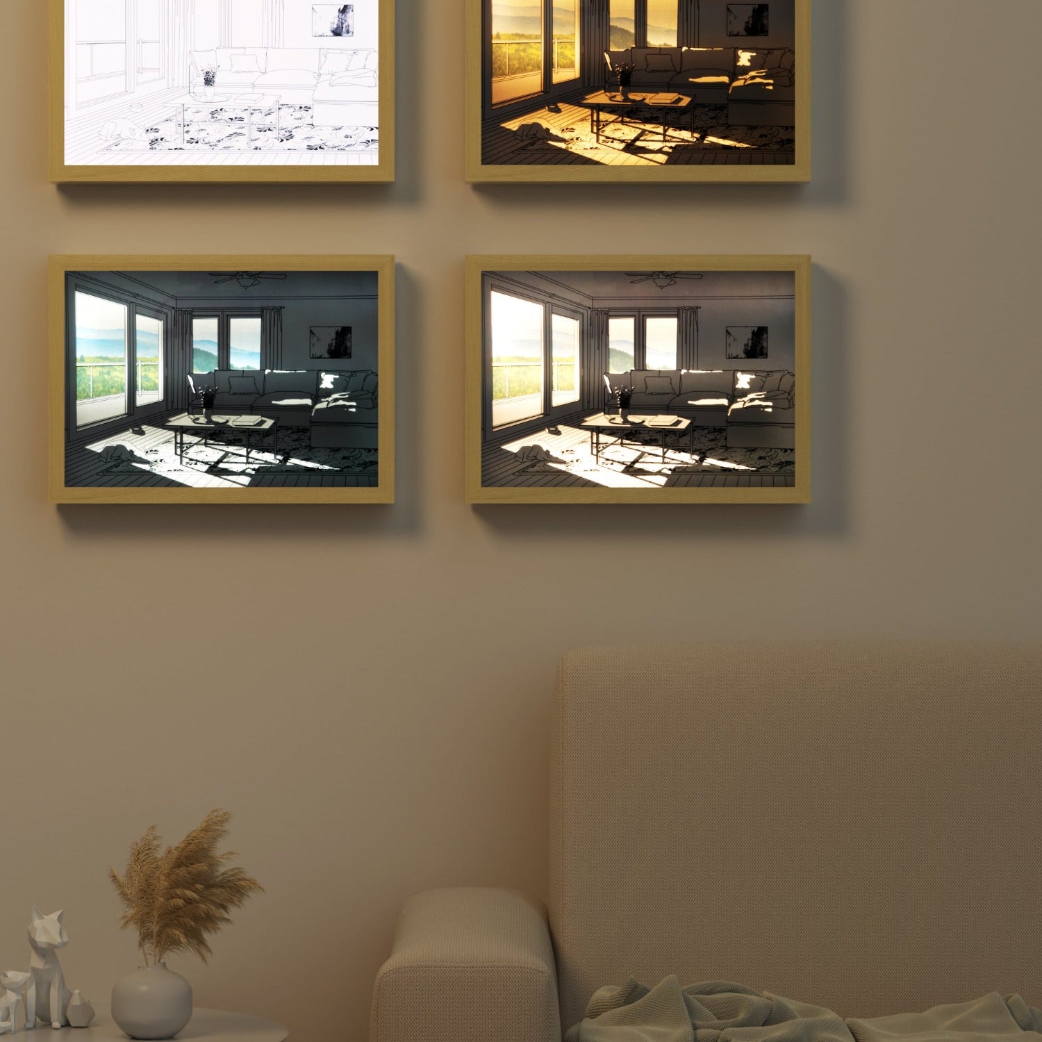 Decorative LED Paintings, Wall Lights, Table Decor-5