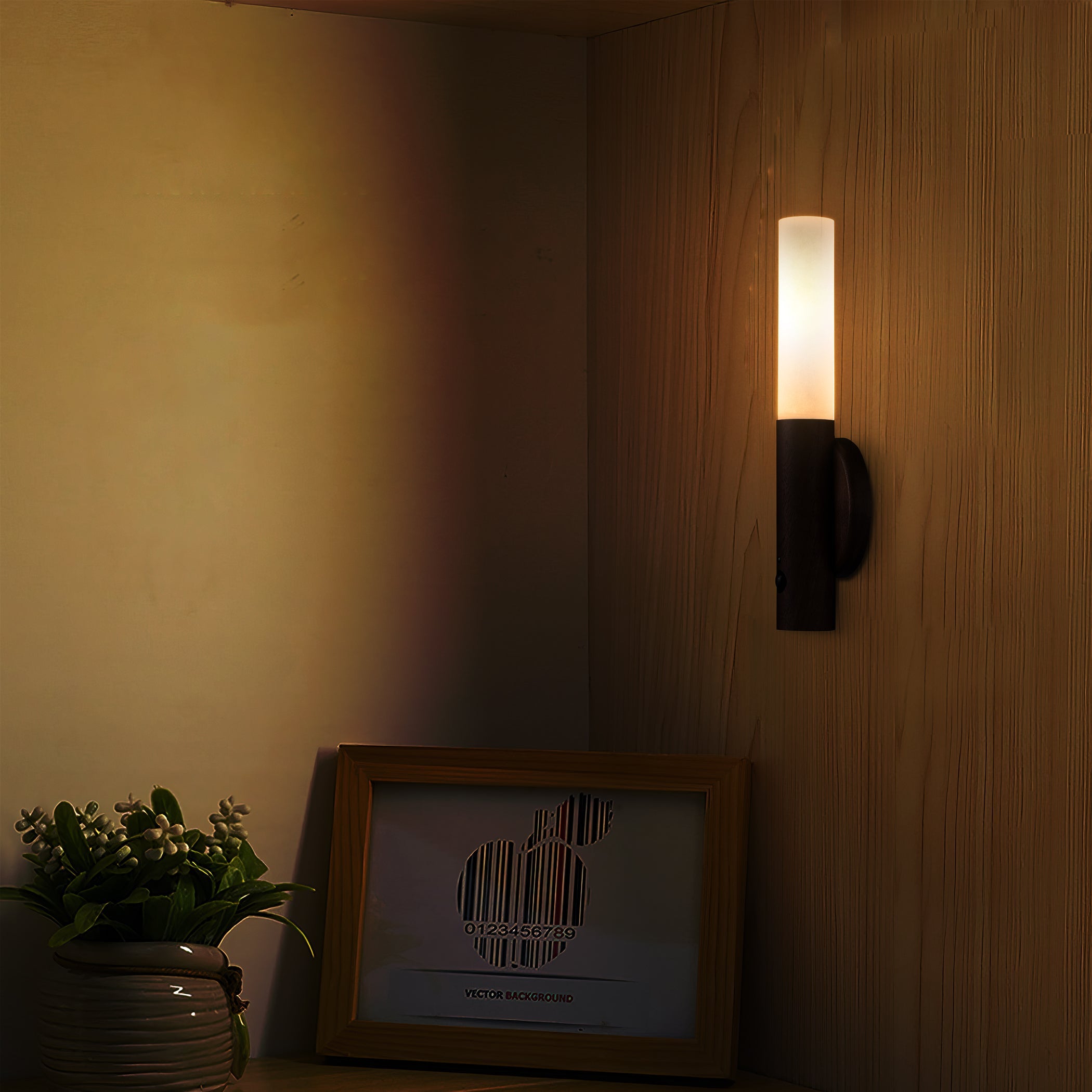 Easy Install Rechargeable Portable Motion Senseor Wall Sconce-3