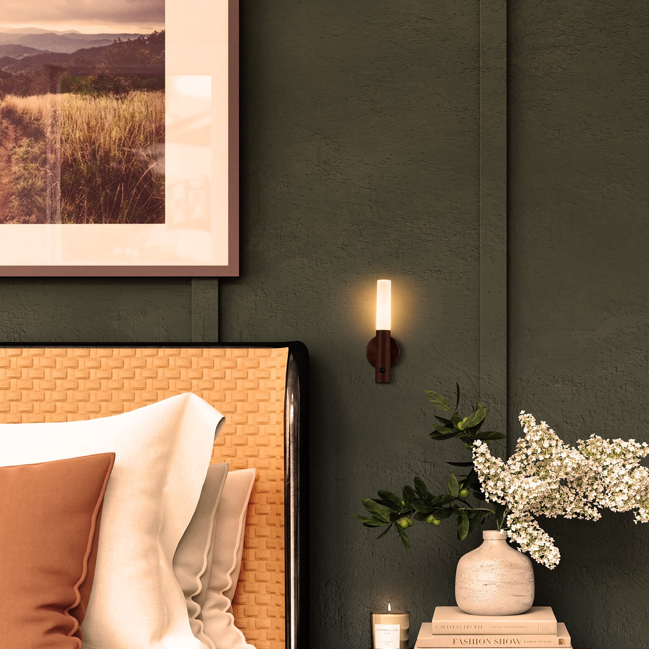 Easy Install Rechargeable Portable Motion Senseor Wall Sconce-2