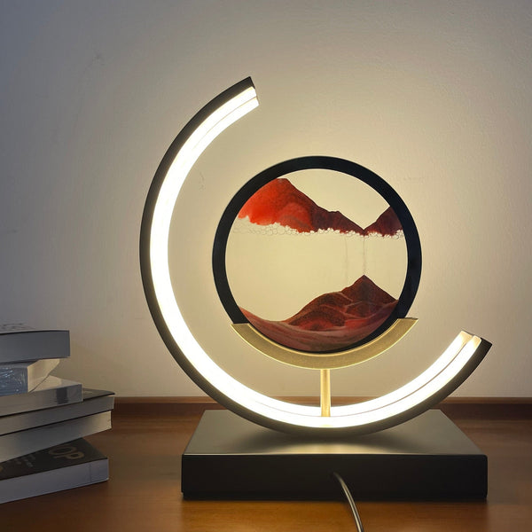 Moving Sand Sandscapes LED Table Lamp