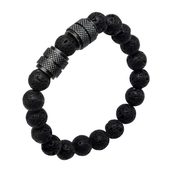 Black Plated with Antique Bronze Bracelet